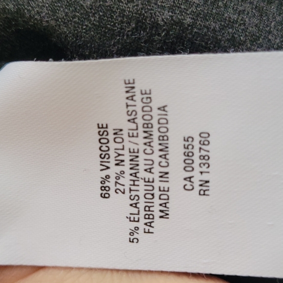 Reitmans Black/Grey Plaid Skinny Dress Pants Size 14 Zipper with Hook and Bar - Picture 6 of 6